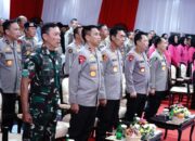 Kapolri dan Pangdam III Siliwangi Turut Hadiri Bhaktikes Peringatan HUT Bhayangkara ke 78 di Karawang