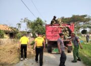 Koramil 0412 Klari Laksanakan Gotong Royong Guna Menyambut Hari Kemeredekaan RI ke 79