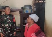 Babinsa dan Bhabinkamtibmas Plawad Tinjau Rumah Mak Encih yang Berisiko Roboh