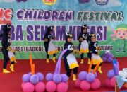 Anak-Anak TKQ Nurul Quran Loji Menyajikan Penampilan Menggemaskan di Islamic Children Festival