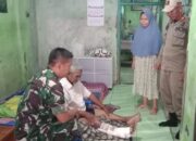 Pak Rinan Terbaring Sakit, TNI Datang Memberi Harapan di Saat Yang Paling Sulit