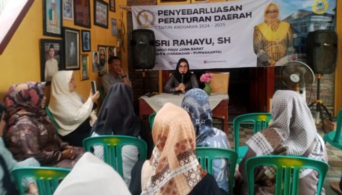 Menggali Potensi Ekonomi Kreatif Desa Kertajaya, Sosialisasi Perda Nomor 5 Tahun 2017 oleh Hj. Sri Rahayu