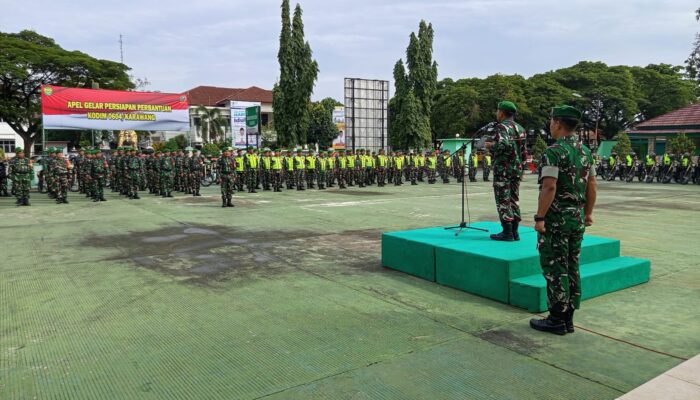 Kodim 0604/Karawang Siagakan Ratusan Personel, Amankan Arus Mudik Lebaran 2025