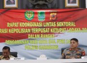 Polres Karawang Gelar Rakor Linsek Ops Ketupat Lodaya 2025