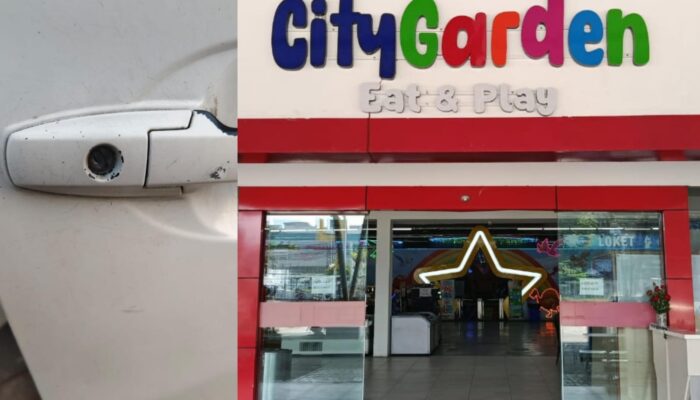Mobil Pengunjung dibobol dan Kehilangan HP di Area Parkir City Garden, Pengelola Terkesan Lepas Tanggung Jawab