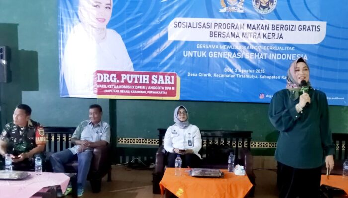 Gizi Berkualitas Fondasi Generasi Emas, Putih Sari Ajak Masyarakat Karawang Sukseskan Program MBG