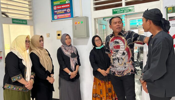 Sidak Puskesmas Nagasari, Ketua DPRD Karawang Soroti Bangunan Tak Layak