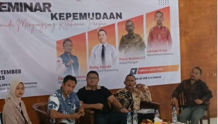 Bang Ayyubi Dorong Pemuda Karawang Jadi Ujung Tombak Ketahanan Pangan