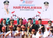 Kalahkan Ratusan Sekolah, SDN Batujaya IV Ukir Sejarah Juara 1 Lomba Tata Upacara Bendera Karawang 2025