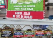 Karangan Bunga ‘Nyeleneh’ Gegerkan Masjid Agung Karawang, Pesan Misterius Guncang Euforia Pelantikan Pengurus Baru