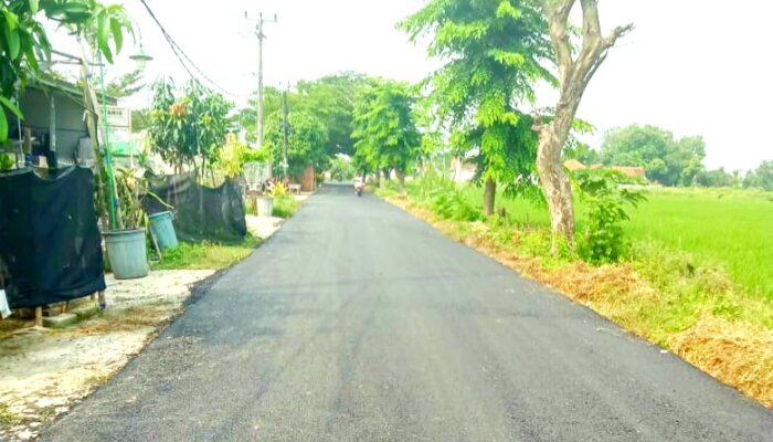 Jalan Utama Dusun Wagir 2 Bengle Kinclong, Berkat Komitmen Ketua DPRD, Ini Kata Warga..!!