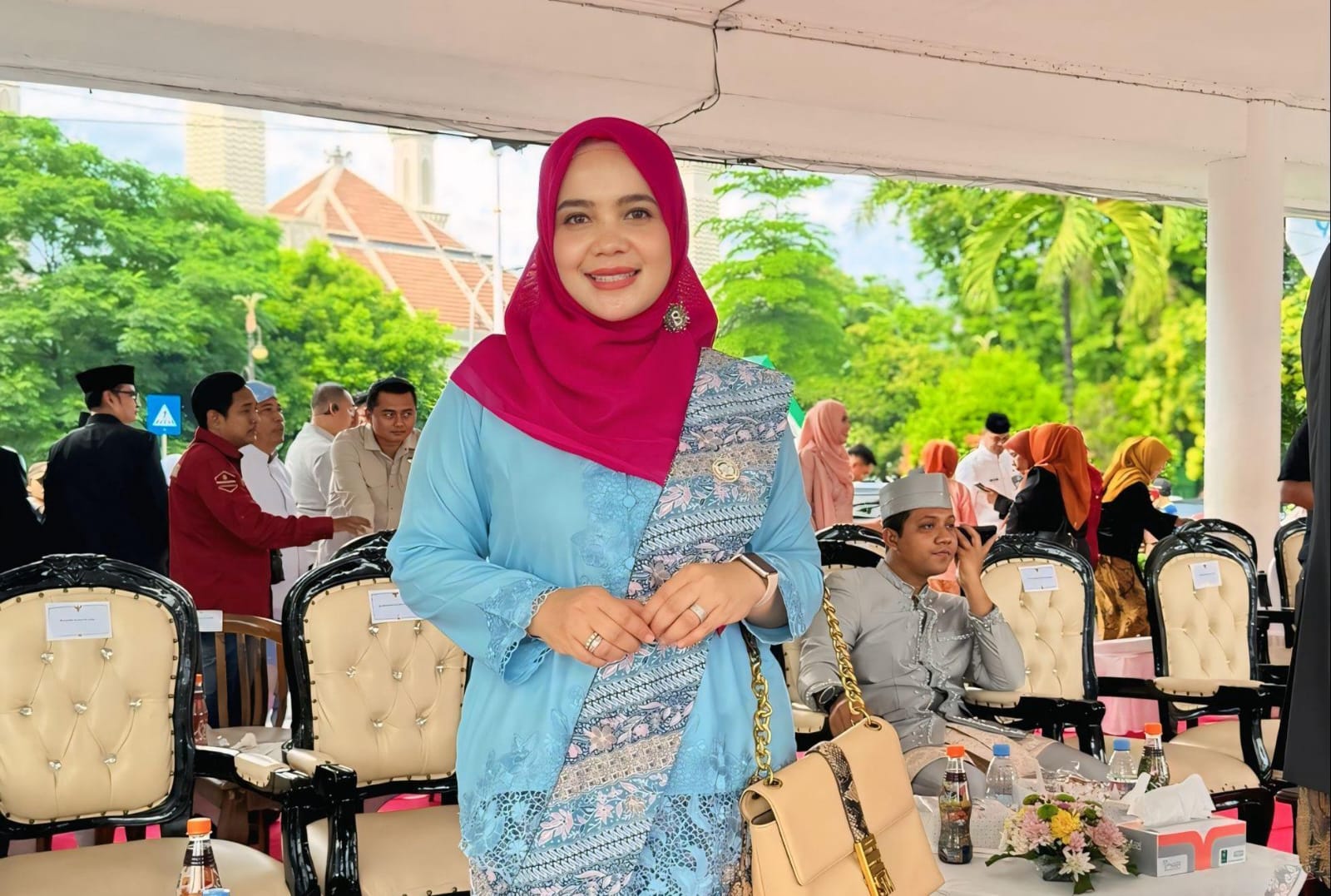 Ketua DPC IWAPI kabupaten Karawang Yusni Rinzani S.E, M.M