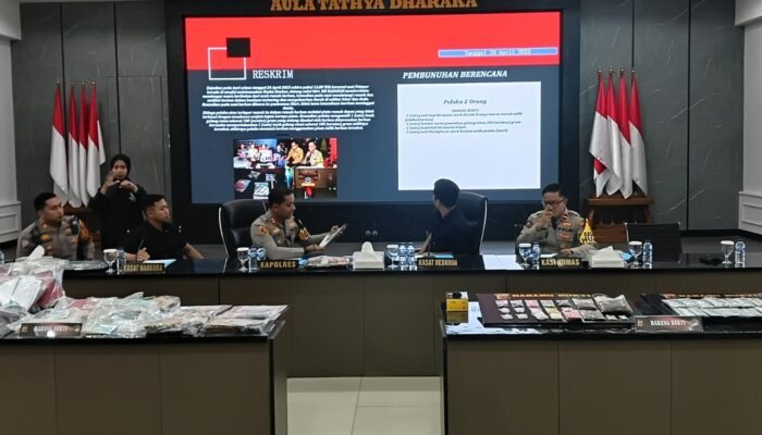 Konferensi Pers Akhir Tahun, Polres Karawang Sukses Tekan Kejahatan Konvensional, Narkoba Melonjak 60%