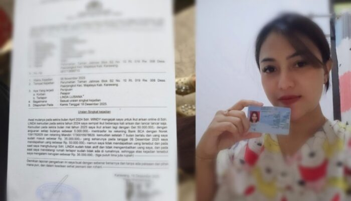 Linda Lusiana Kabur Usai Gondol Uang hampir Setengah Miliar, Korban  Berharap Polisi Cepat Memproses