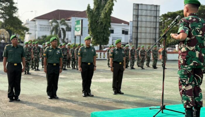 Tingkatkan Dedikasi, 9 Prajurit Kodim 0604/Karawang Resmi Sandang Pangkat Baru