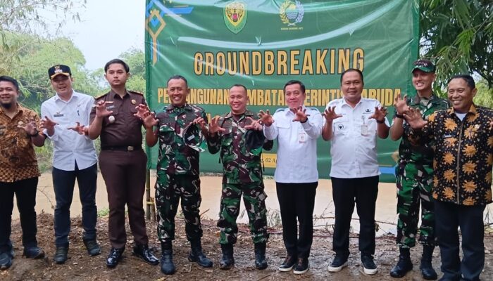 Kolaborasi TNI–Pemkab, Jembatan Perintis Garuda Dibangun untuk Dongkrak Ekonomi Desa