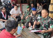 Sambut Harmoni, Dialog Hangat: GMNI Serahkan Mawar Merah ke Dandim 0604 Karawang