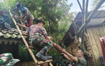 Harapan Baru di Desa Curug, Kodim 0604 Karawang Bantu Renovasi Panti Asuhan