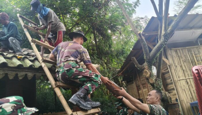 Harapan Baru di Desa Curug, Kodim 0604 Karawang Bantu Renovasi Panti Asuhan