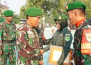 Suasana Haru Warnai Pelepasan Pelda Dewi Farida di Makodim 0604/Karawang