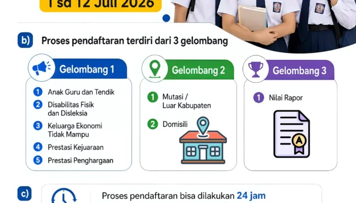 Resmi Buka  SPMB TA 2026/2027 Jenjang PAUD SD dan SMP, Disdikbud Karawang Tetapkan Jadwal dan Persyaratan 