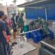 Warga Payungsari dan Sungai Buntu Dapat Bantuan Air Bersih dari Koramil Pedes