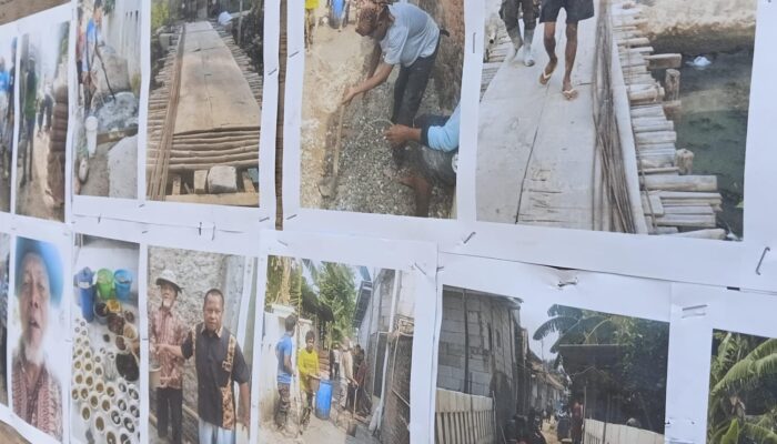 Luar Biasa! Warga Plawad Bangun Jembatan Anugrah Swadaya Rp31 Juta Tanpa APBD