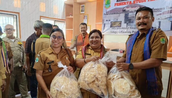 Belajar Ketahanan Pangan, Puluhan Kades dari NTT Sambangi Desa di Karawang