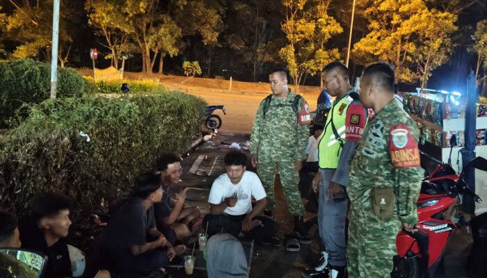Patroli Malam di Karawang, Anak di Bawah Umur Bawa Motor Knalpot Brong Diamankan
